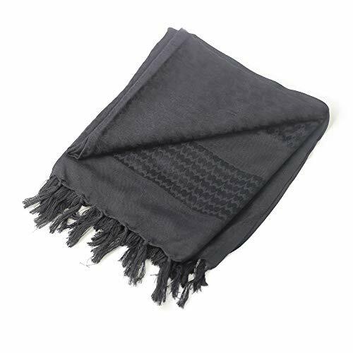 Shemagh Military Tactical Desert 100% Cotton Keffiyeh Scarf Wrap - Foto 4