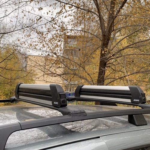Roof Rack Cross Bars to Volkswagen Golf VII SportWagen Since 201 Black Set 2 Pcs - Bild 15 von 20