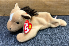 Ty Beanie Baby Retired 1995 Derby the Horse Plush Stuffed Animal Toy