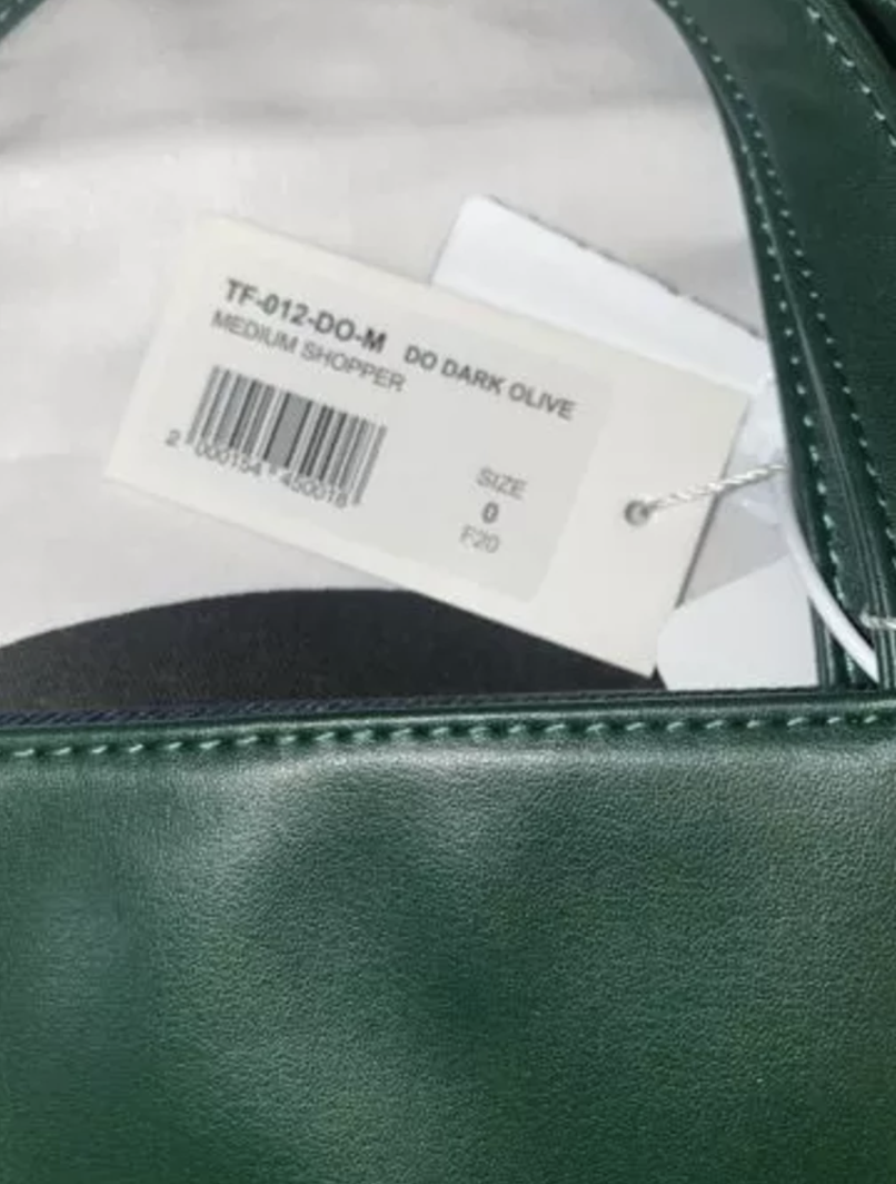 TELFAR トートバッグS/DARK OLIVE ダークオリーブ TELFAR トートバッグS/DARK OLIVE ダークオリーブ