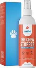 The Chew Stopper Bitter Apple Spray Stop Chewing Dog Cat Non Toxic Milo 8 fl oz