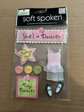 SOFT SPOKEN ME & MY BIG IDEAS 3D STICKERS ELLEN DANCE