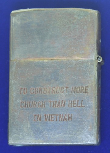 Original USN USS Ranger Khe Sanh 1971 1972 Vietnam Zippo Lighter - Picture 2 of 4