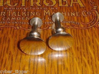 Victor Victrola Two (2) Cabinet Door Knobs VV-VIII,IX,X,XI,100,210,220,260,more