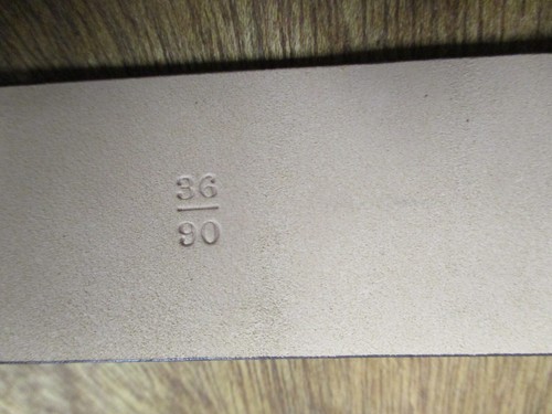 Trafalgar Callum brown woven leather Garrison jeans belt 36 new - Picture 5 of 8