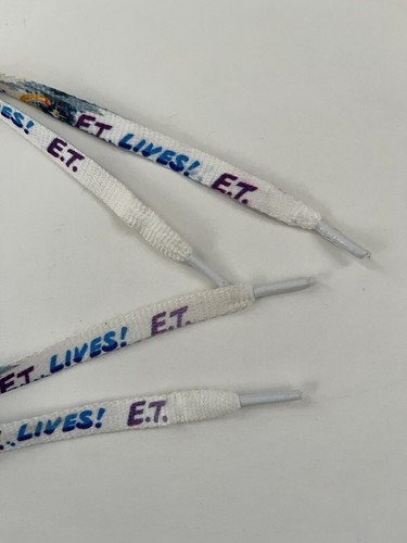 Vtg 1980s Goodties "E.T. LIVES!" E.T. The Extraterrestrial 40 inch Shoe Laces - Picture 5 of 6