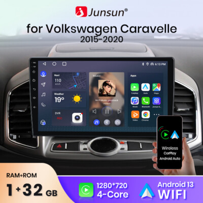 Carplay Autoradio Für VW Transporter T6 Multivan Caravelle 15-2022 GPS Navi WIFI