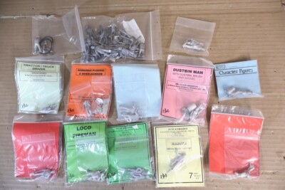 DUNCAN MODELS O GAUGE KIT BUILT JOB LOT of LOCO CREW PLATFORM FIGURES ol