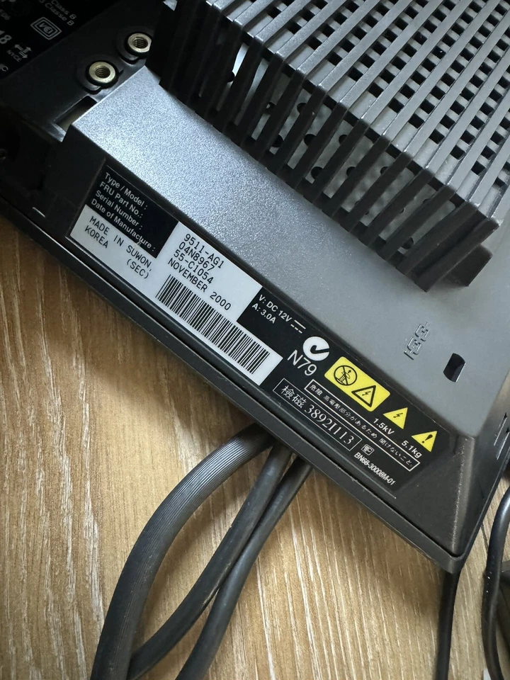 IBM Monitor 15 Inch 9511-AG1 - Image 3 of 3