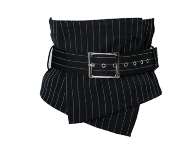 Elegant Women Super Wide Corset Belt Vintage Waistband Elastic Cinch  Strap
