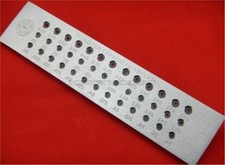 Tungsten Carbide Wire Drawplate For Jewelry Making Round 0.26-2.80 Mm 39 Hole vx