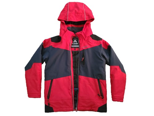 Kamik Boys Reeve Ski Jacket Red / Charcoal Size 10 - Picture 2 of 10