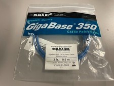 Black Box GigaBase 350 CAT5e Ethernet Patch Cable - EVNSL51-0003 - 3 Foot - New