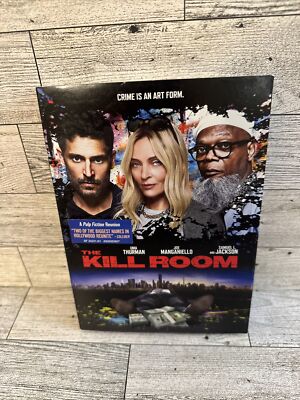 The Kill Room (DVD, 2023) SHOUT Sealed New Ships FREE A Pulp Fiction Reunion UMA