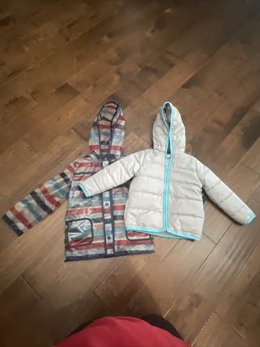 ANDY AND EVAN Boy's 3-in-1 Hooded Rain Jacket Coat Striped Size 4T - Picture 11 of 12