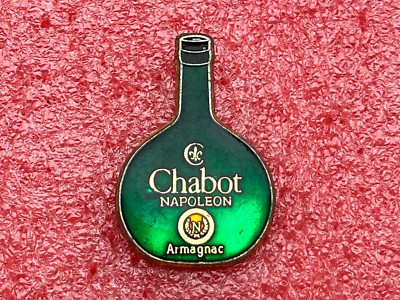 T33 Pins ALCOHOL Bottle Armagnac Sculpin Napoleon Vintage Bottle Lapel Pin
