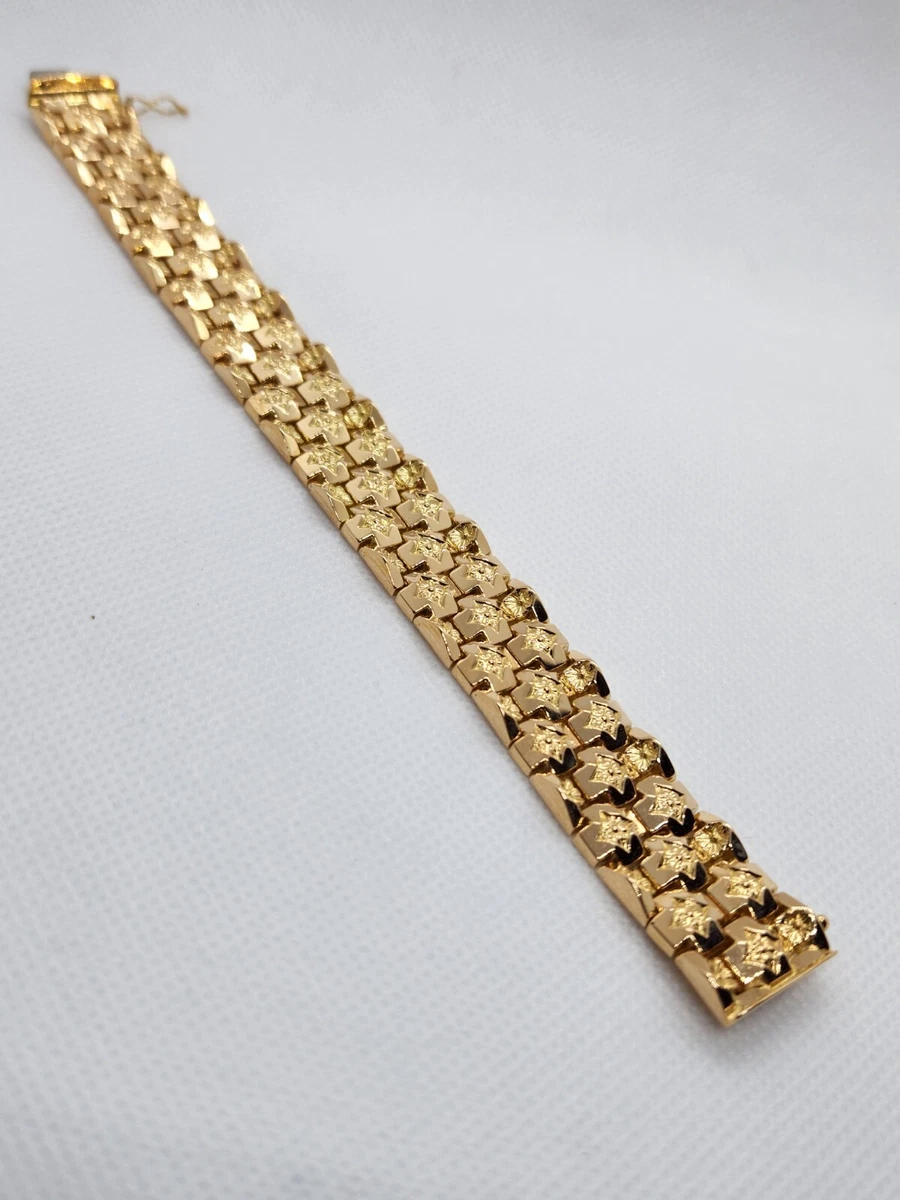 Vintage yellow gold online bracelet