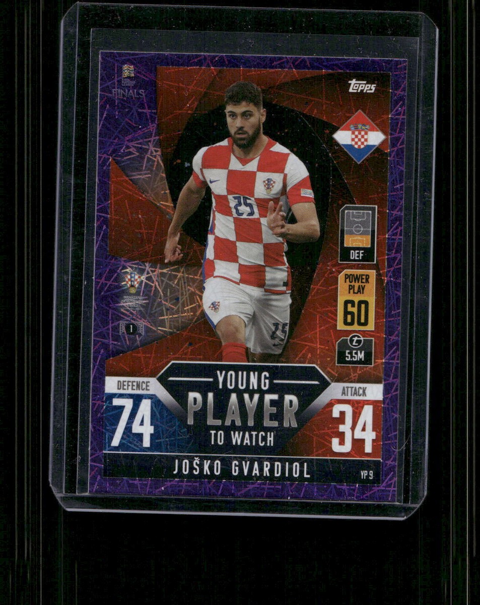 22-23 Match Attax 101 Nations League #YP9 Josko Gvardiol Young