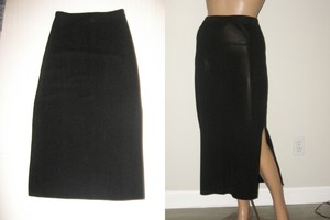 saia longa malha preta