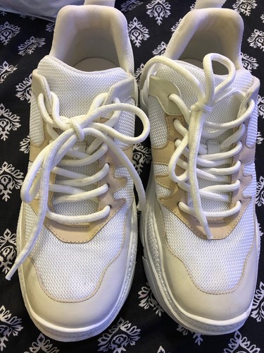 schutz 8 dad sneakers paid 199.99 worn 