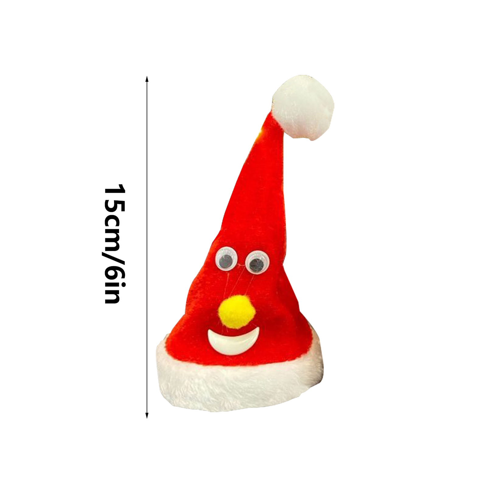 Electric Christmas Hat 6 Inch EyeCatching Dancing Christmas Toys Funny
