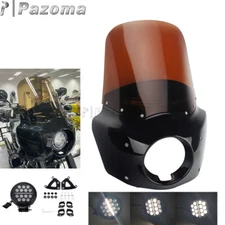 Front Fairing Smoke Windshield w/LED Headlight For Harley Low Rider S FXLRS 2023