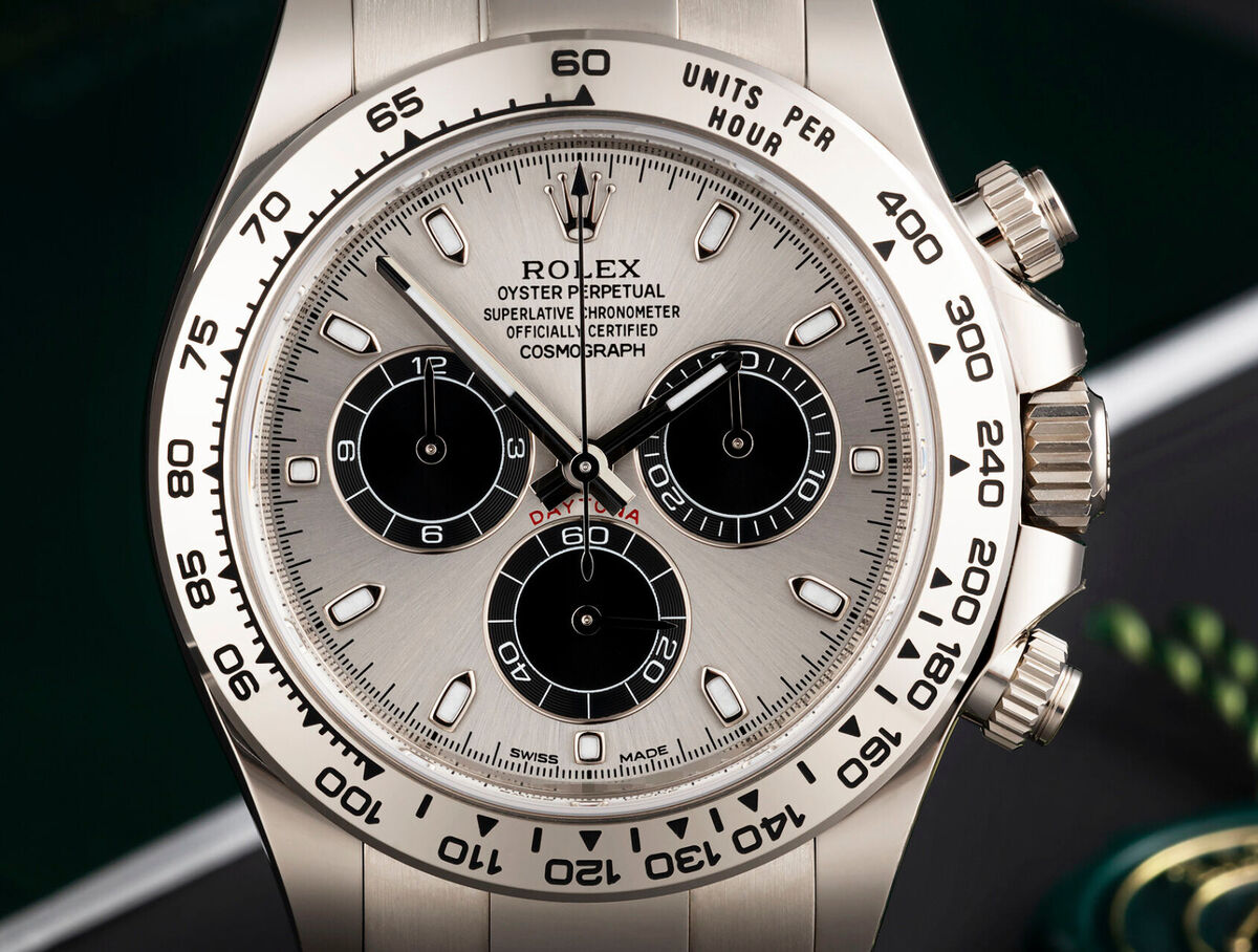 Rolex Daytona Cosmograph 18kt WG 'Steel-Black' Panda Edition Rolex Daytona Cosmograph 18kt WG 'Steel-Black' Panda Edition