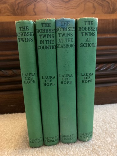 Bobbsey Twins Vintage Hardcover 1940s Lot of FIRST 4 Books Grosset & Dunlap #1-4