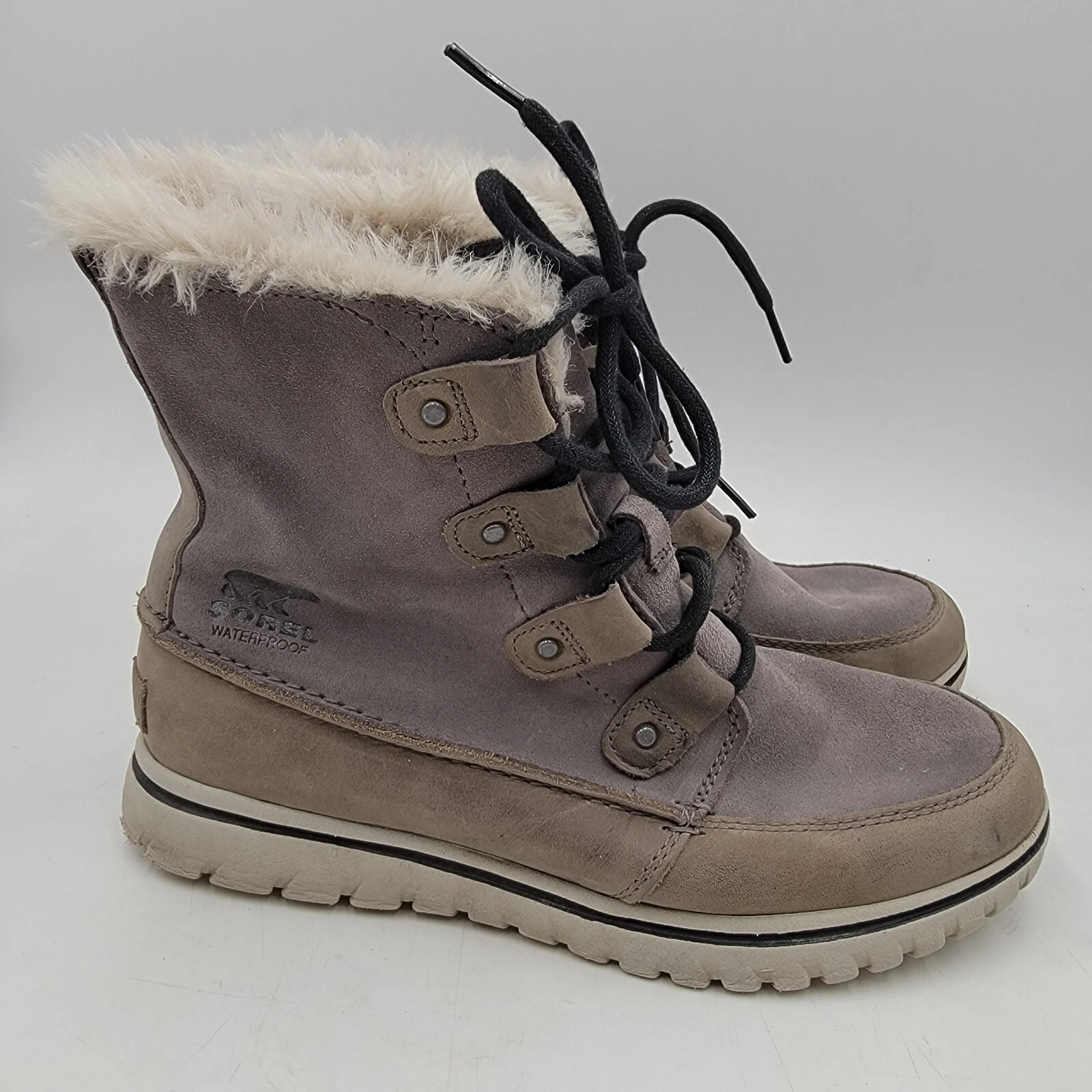 sorel cozy joan snow winter suede faux fur nl2745-052 boots