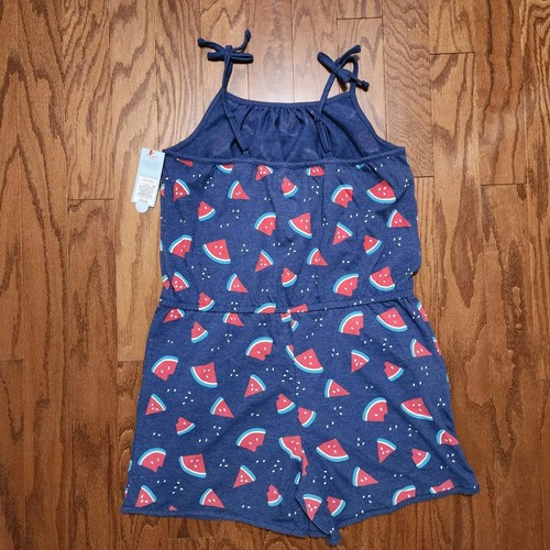Lot of 2 Cat & Jack Girls Summer Rompers with Pockets, XXL (18) - Picture 9 of 12