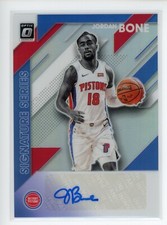 2019-20 Donruss Optic Signature Series Holo Prizm #3 Jordan Bone RC Auto Pistons
