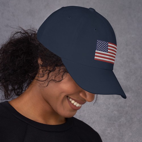 USA Flag Embroidered Dad hat - Picture 4 of 81