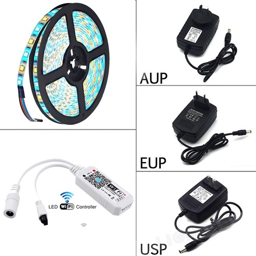 5/10/20M LED Strip Light 5050 SMD RGB 60Leds/m Waterproof WIFI IR Controller 12V - Picture 83 of 92