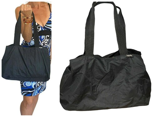Baggallini Black Tote 3 Compartment 