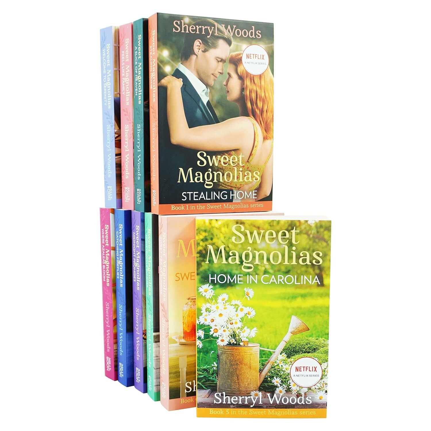 The Sweet Magnolias Series Books 1 - 10 Collection Set by Sherryl Woods NETFLIX