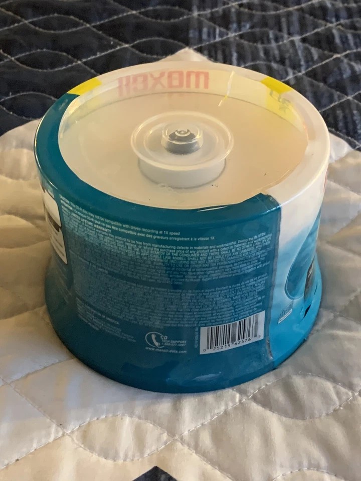 MAXELL CD-R 48X 700 MB 80 MIN 50 PK NEW - Image 4 of 4