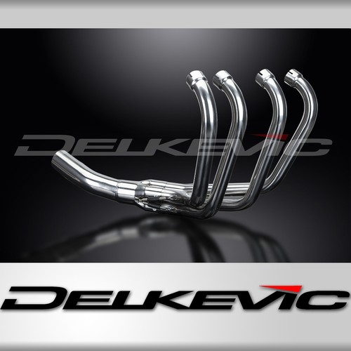 Honda CB750 CB750K 1969-1976 Delkevic Stainless 4-1 Exhaust Headers Downpipes