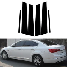 6PCS For Kia Cadenza VG K7 2010-2016 Door Window Pillar Posts Trim Cover Sticker