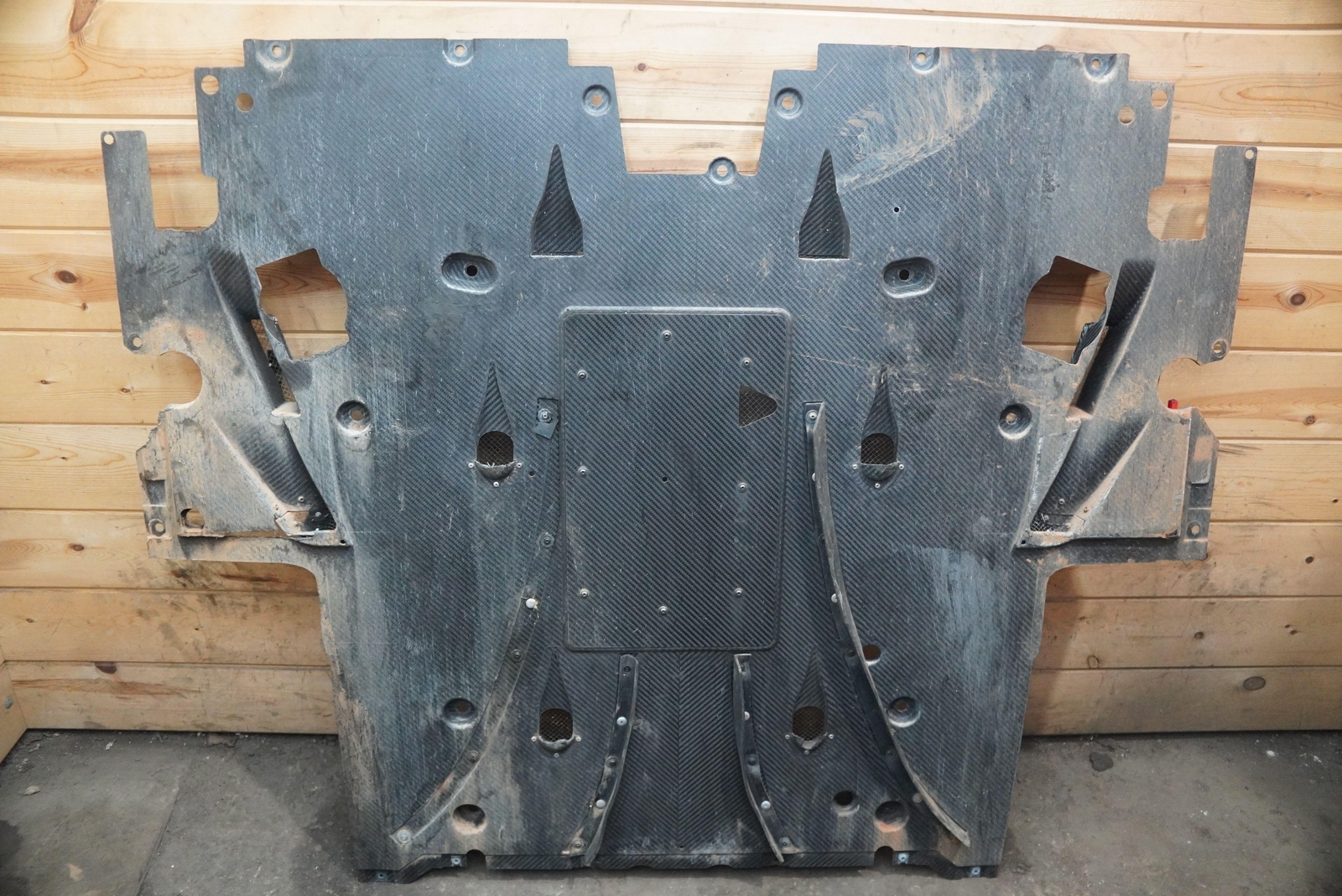 Rear Underbody Shield Skid Plate Panel Carbon Fiber Ferrari 488 Challenge *Note*