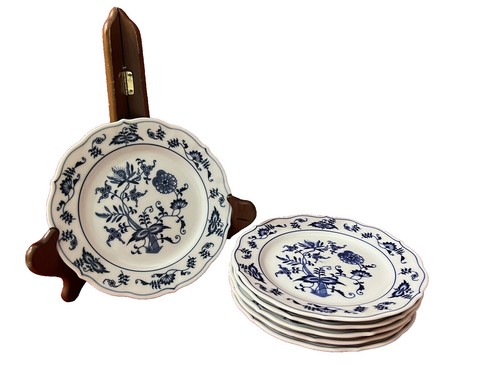 5 BLUE DANUBE Backstamp JAPAN Bread Butter 6-3/4