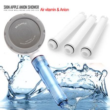 Made in Korea Skin Apple High Pressure Anion Shower Head 1pcs Filter 3pcs