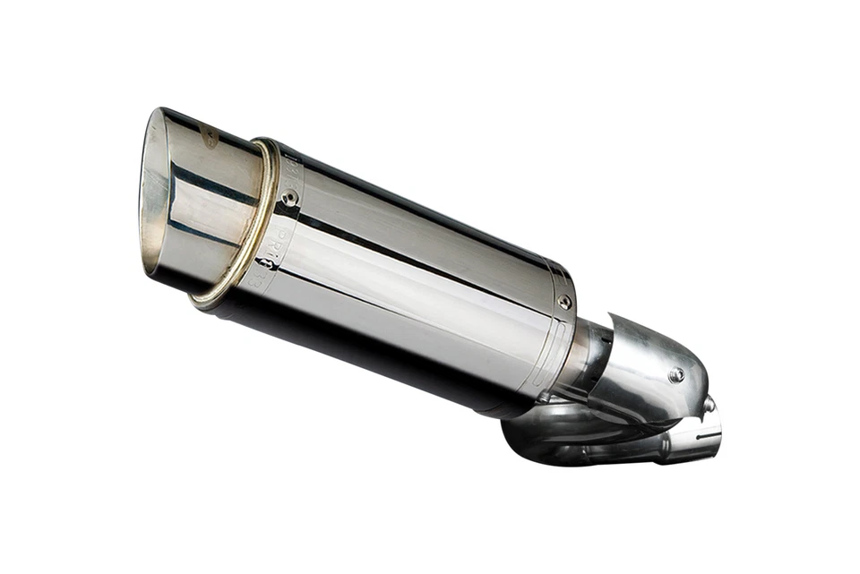 Aprilia Tuono V4 R V4R 2011-2013 Slip On 8" Round Stainless Exhaust Muffler Kit - Image 2 of 4