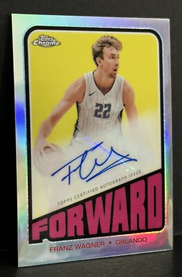 2024 Topps Chrome Basketball Franz Wagner 1972 Topps Forward Auto