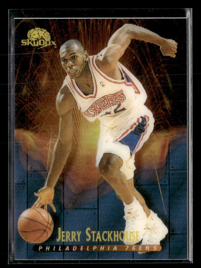 1995-96 SkyBox Premium Jerry Stackhouse Meltdown Lenticular 76ers Y7531