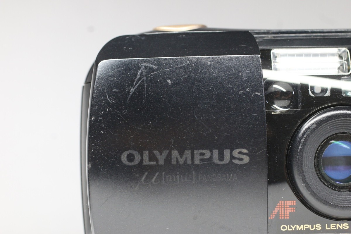 OLYMPUS μ zoom panorama AS IS Olympus mju μ Zoom Panorama 35mm Point & Shoot Film
