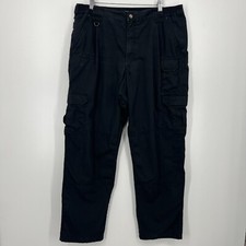 5.11 Tactical Cargo Pants Men's Size 38 Black Workwear Straight Leg Pockets