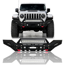 Vijay Front Bumper Wwinch Plate For 2007-2024 Jeep Wrangler Jkjlgladiator Jt