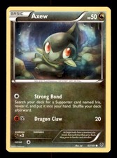 Axew 67/101 Common Plasma Blast Pokemon Moderately Played