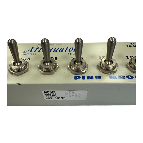 452 Kay Variables Dämpfungsglied BNC 0-100db 90Ohm 1/2W - Bild 3 von 5