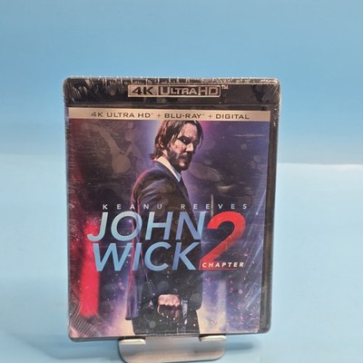 John Wick: Chapter 2 4K Ultra HD Blu-ray Digital No Slipcover New